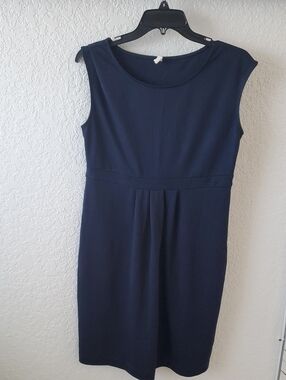 Old Navy Maternity Navy Sheath Dress - Sleeveless, Size S